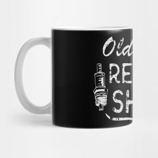 Old Cars Repair Shop Vintage Mechanic Mug